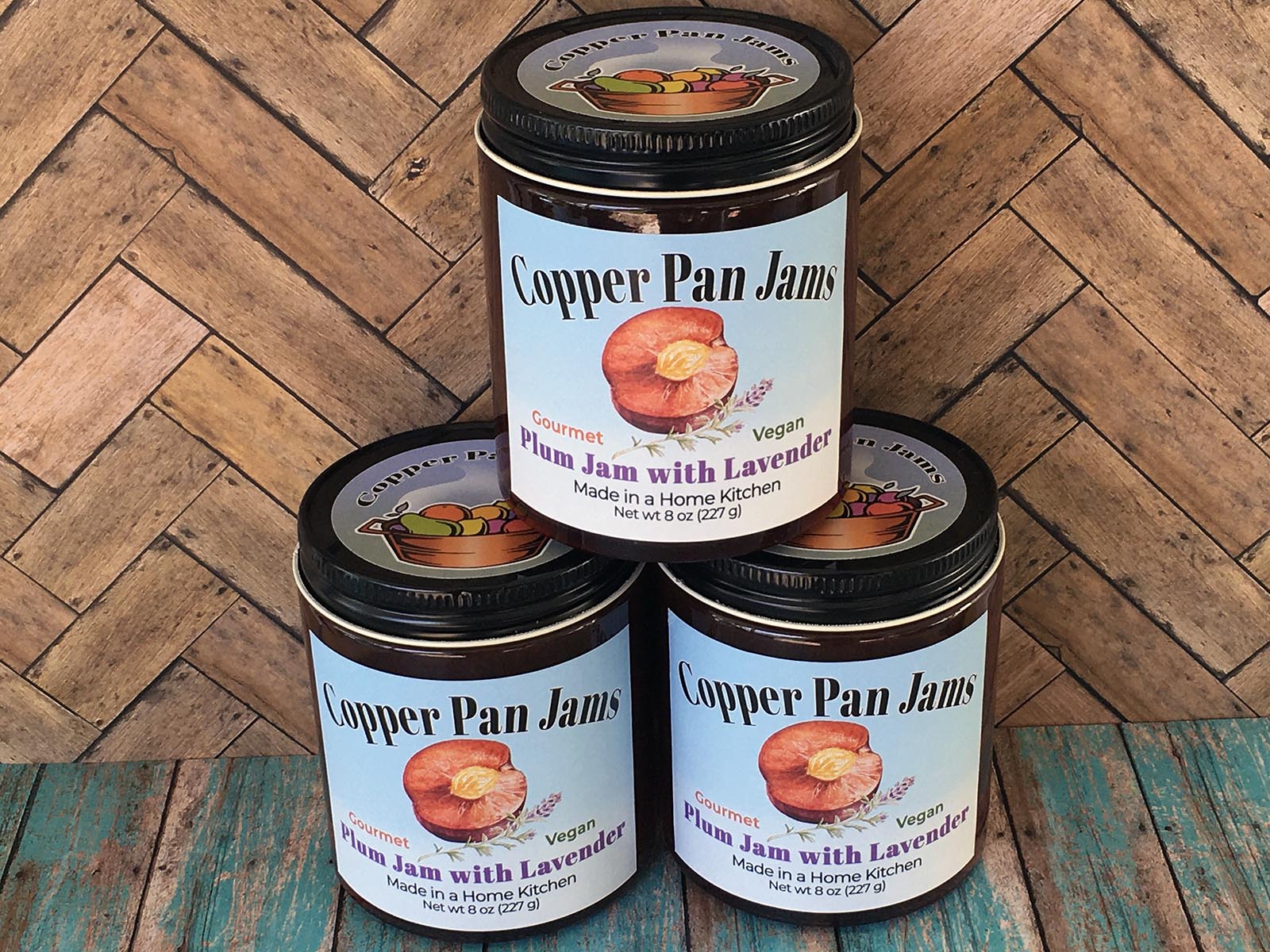 Plum Jam with Lavender